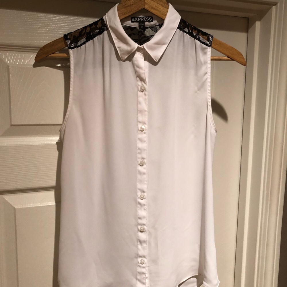 Express white blouse